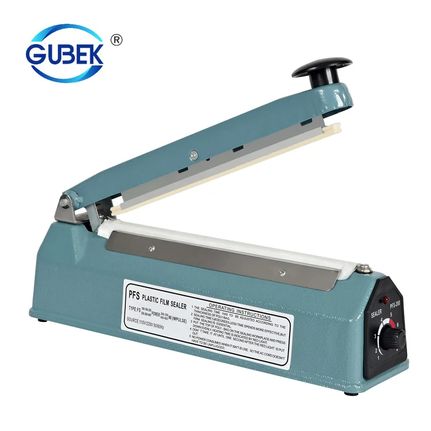 200/300/400mm Impulse Manual Hand Sealer Heat Sealing Machine Plastic PE Aluminum Film Sealer 2