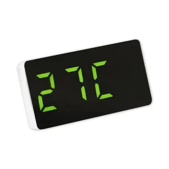 

LED Mirror Clock Electronic Alarm Clock with Time/Calendar/Temperature Alarm