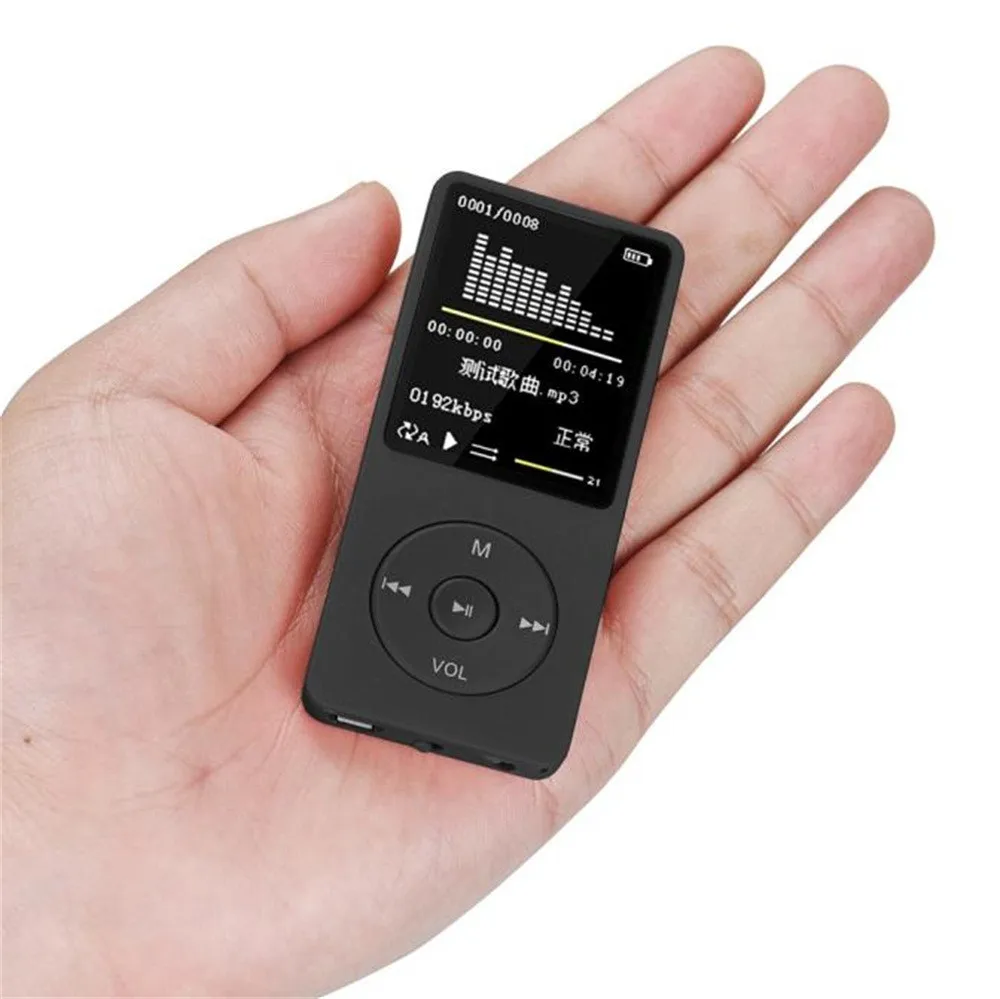 MP3 Walkman Hifi плеер USB мини MP3 плеер с ЖК-экраном Поддержка FM рекордер TF карта спортивные музыкальные наушники MP3-плеер# T10G