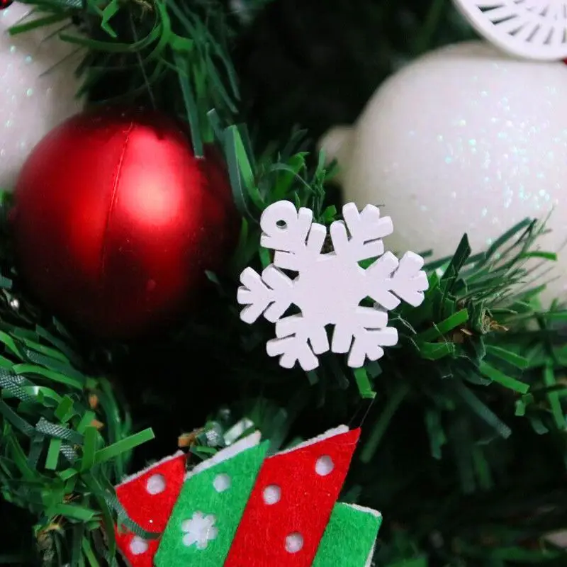 45 см Высокая Настольная искусственная Рождественская елка с ленточным бантом, сосновый конус и орнаменты из пластиковых шариков украшения