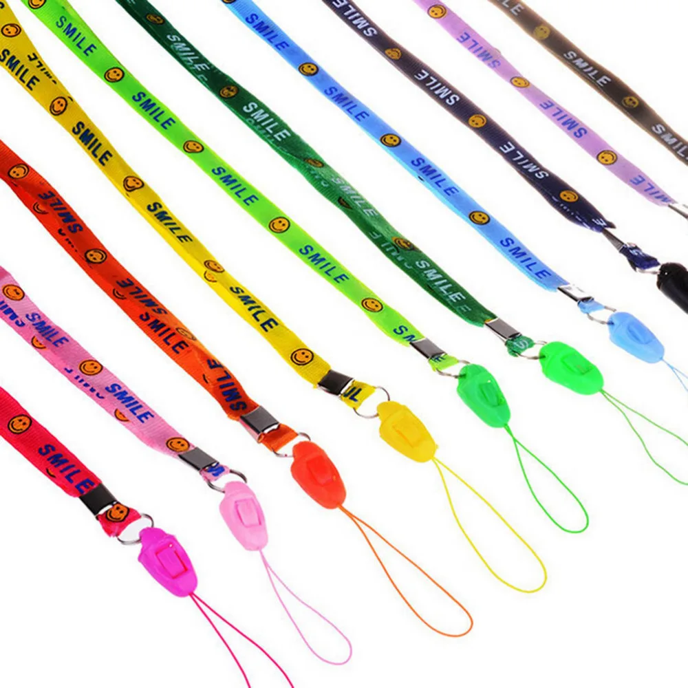 10pcs Lanyards For Mobile Phone Neck Straps Keychain Necklace ID Card