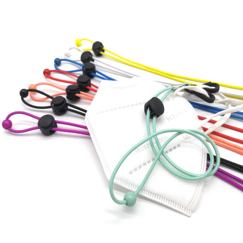 Cordón de caída para mascarilla facial, ajustable, antipérdida, soga para accesorios, cinturón extensible, retenedor de oreja