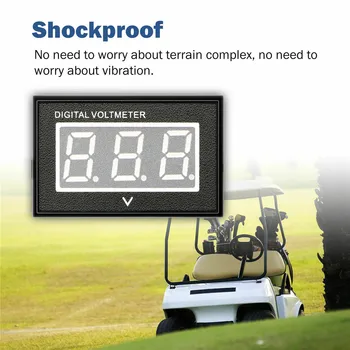 comprar 36 V Para O Carrinho De Golfe Digital Volt Medidor Bateria Carro Clube Ezgo Yamaha 36 Volts Azul Acessórios Do Carro