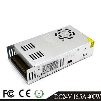 

DC 24V Power Supply Led Driver 16.5A 400W Transformer 110V 220V AC To DC24V Power Adapter for Led Strip Lamp CNC CCTV Stepper