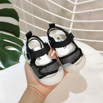 

AOGT 2020 Summer Infant Shoes New Baby Soft Bottom Toddler Sandals 0-1 Years Old Baby Baotou Anti-kick Beach Sandals