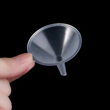 

10Pcs Plastic Small Funnels For Perfume Liquid Essential Oil Filling Empty Bottle Packing Tool