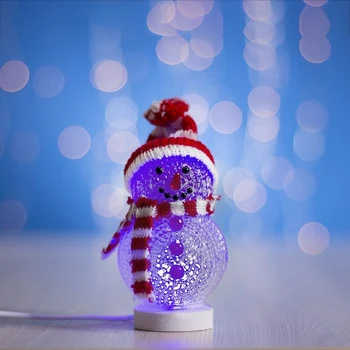 

The figure is acrylic. "Snowman" 15x10 cm, USB 677006