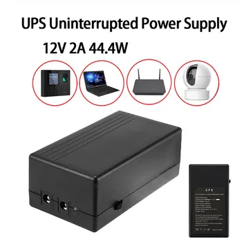 

12V 2A 44.4W Security Standby Power Supply UPS Uninterrupted Backup Power Supply Mini Battery Router Camera For