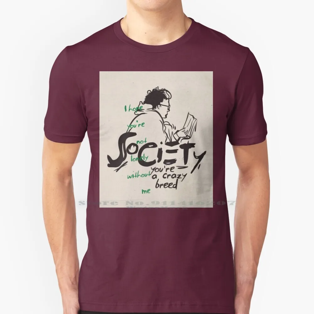 Nella Wild-Society T Shirt Cotton 6Xl In The Wild Wild Life Wild Nature Hazziness Solo Real Ehen Shared Happiness Sean Penn