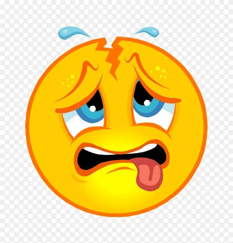 头痛颈痛表情笑脸偏头痛