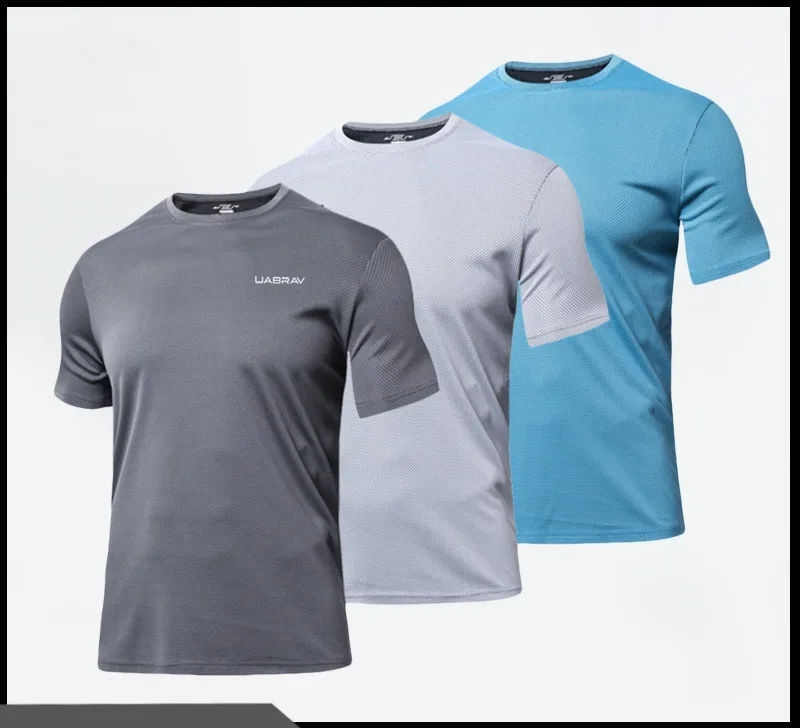 

Athletic T-shirt Basketball Training Running Sportswear Summer Outdoor Marathon Quick-Drying Short-Sleeved Fitness Clothes