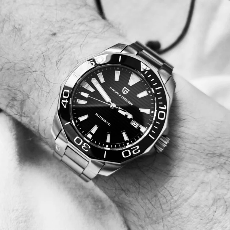

PAGANI DESIGN Top Brand Men's Watches Ceramic Bezel NH35A Mechanical Watches Sapphire Glass Stainless Steel Waterproof Watches