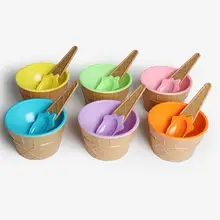 30 1 шт. Детские чаши для мороженого, чашки для мороженого, парные чашки, подарки, десерт, прекрасный подарок для детей, прекрасные инструменты, посуда