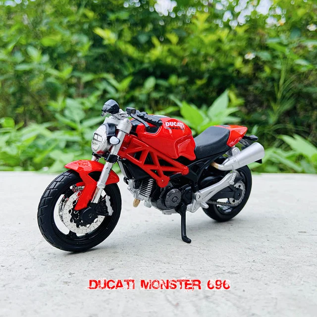 Maisto 1:18 16 styles Ducati Hypermotard original authorized simulation alloy motorcycle model toy car gift collection Monster 696