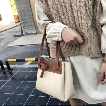 

2019 new Korean version of fashion large-capacity bucket bag single shoulder oblique bagAAA201