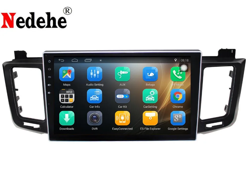 Автомобильный dvd плеер с четырехъядерным процессором 2 Гб ОЗУ Android 8 1 для Toyota RAV4 2013