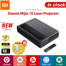 Xiaomi 1S Projector projecteur 4K TV Full HD 3D Android Laser projecteurs sans fil téléphone HDR 2GB 16GB 2000ANSI BT WiFi 150 pouces ALPD HDMI