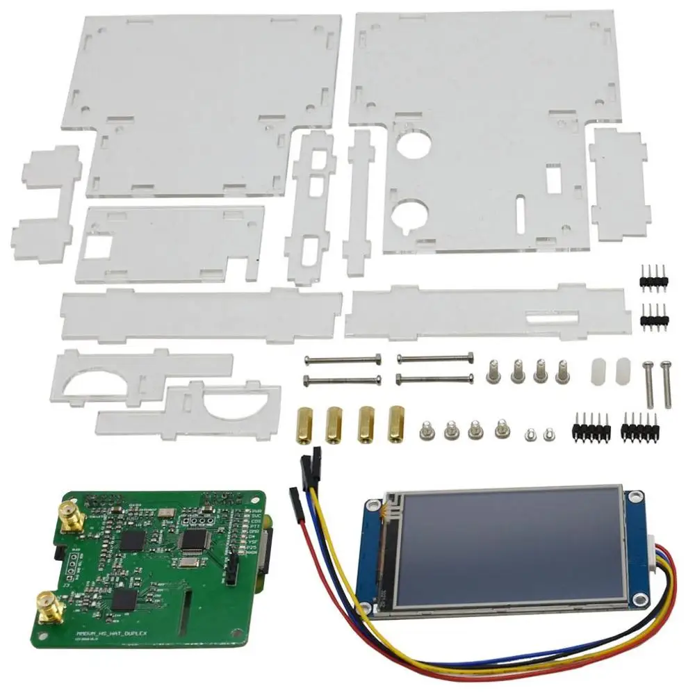 Дуплексная Поддержка точки доступа MMDVM P25 DMR YSF zero+ 2 шт антенна+ 3," ЖК-экран+ эксклаузный чехол