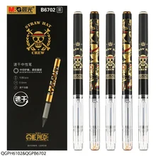 M&G QGPB6702 QGPH6102 ONE PIECE Quick Dry Gel Pen Black 0.5MM Bullet Type Press Type Unplug And Plug Type School Supplies