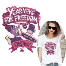 Заплатка для одежды применение друг друга Переводные термоколлагенты футболка глажка применение s для одежды