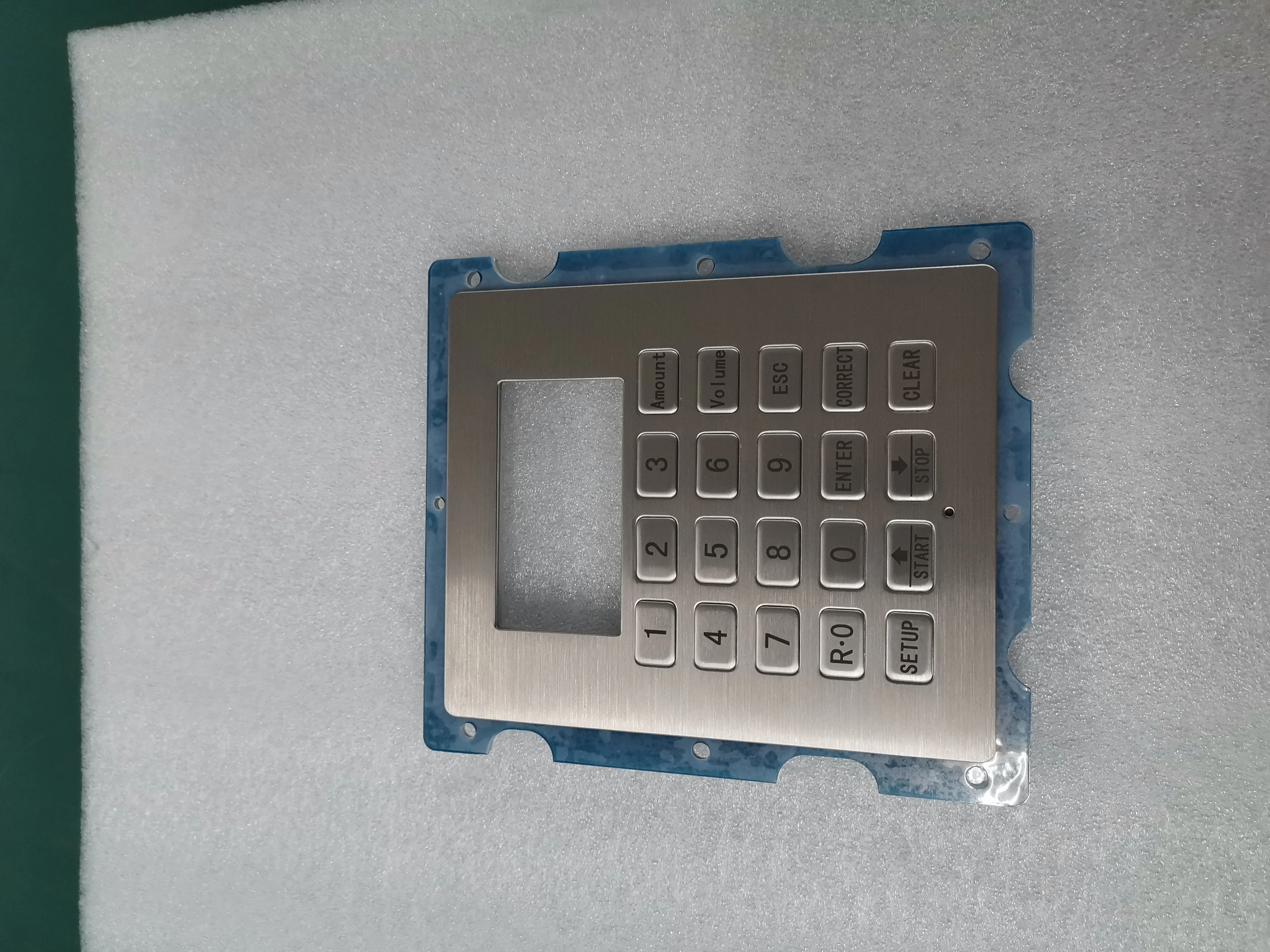 Teclado Dispensador de Combustível de Montagem em Painel Teclado Personalizado de Aço Inoxidável Robusto para Estação de Gasolina com 20 Teclas - Imagem 6