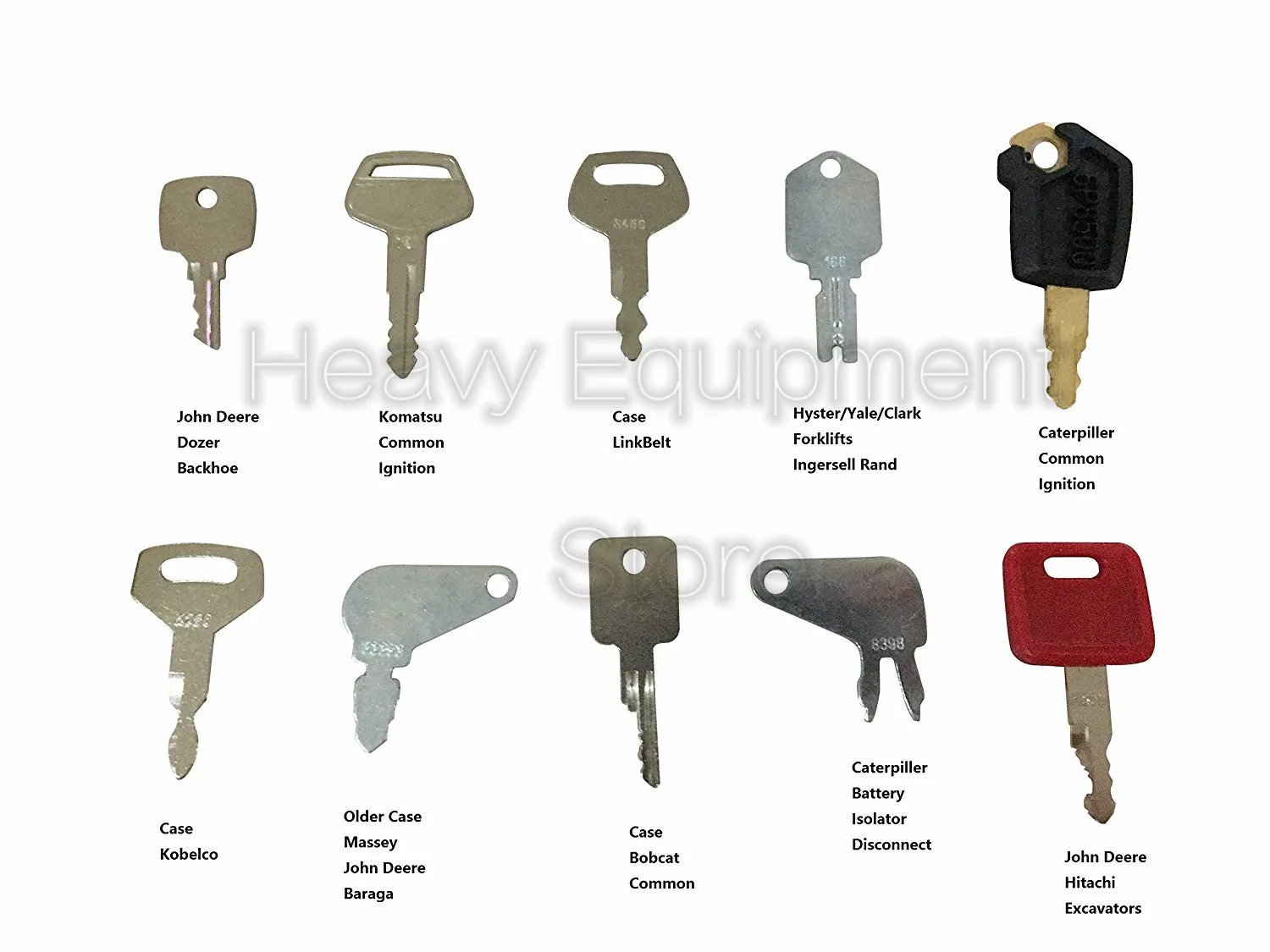 10 шт. набор ключей для тяжелого оборудования для гусеницы VOLVO Komatsu Hitachi John Deere для Yanmar Deawoo Case Lucas