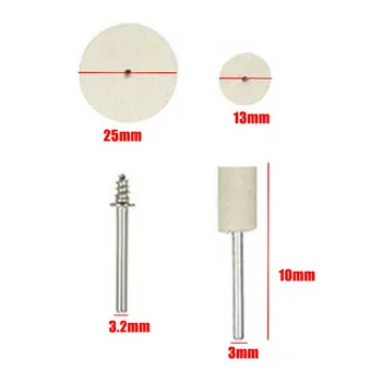 

Cleaning Polishing Pads Wheel Buffing Waxing Rotary Tool Kit White Set