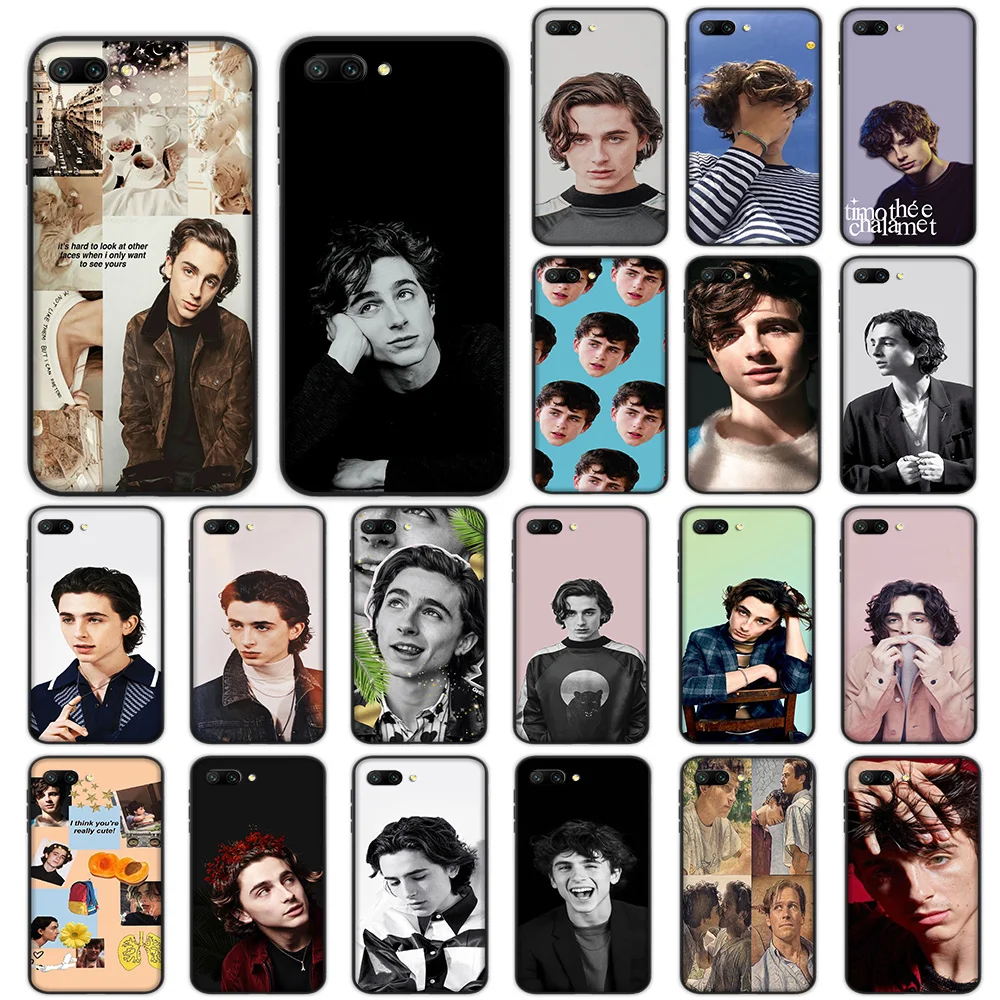 

Timothee Chalamet Soft Case for Huawei Honor View 20 9X Pro P smart Z plus P20 Y9 Prime Nova 5i 4 Lite