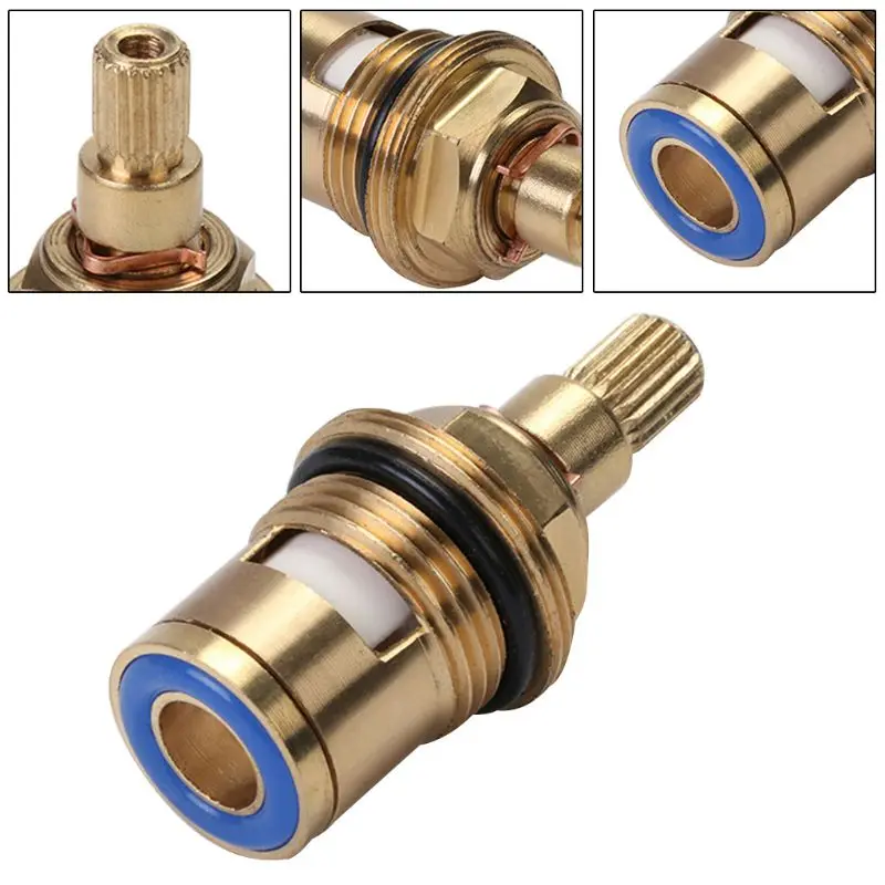 Faucet Cartridge Brass Ceramic Bathroom Hot Cold Water Mixer