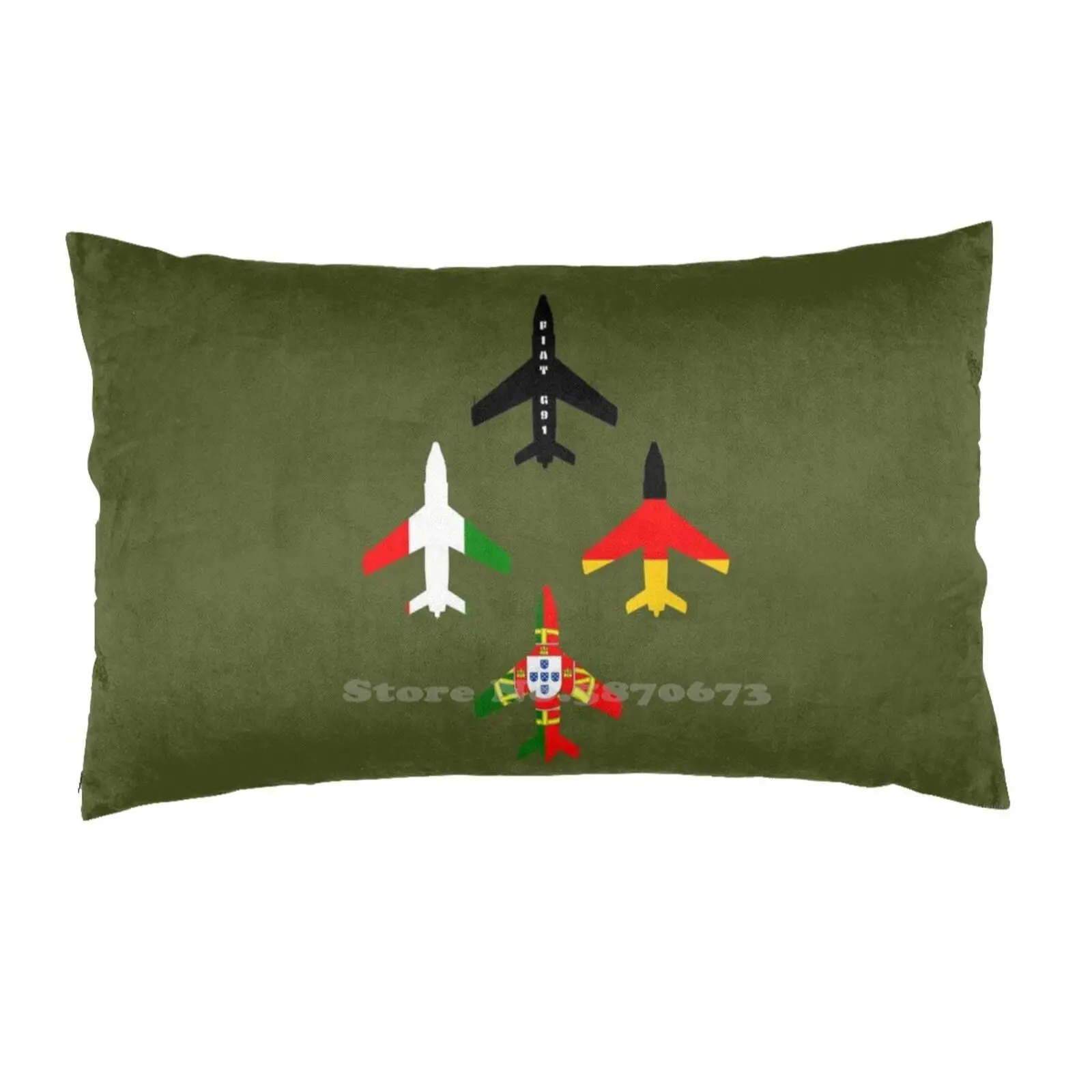 Fiat G.91 Operatprs Fodera Per Cuscino Rettangolare Morbida E Confortevole Fiat G91 Air Airplane Airplane Aviation Aviation Geek Aviation