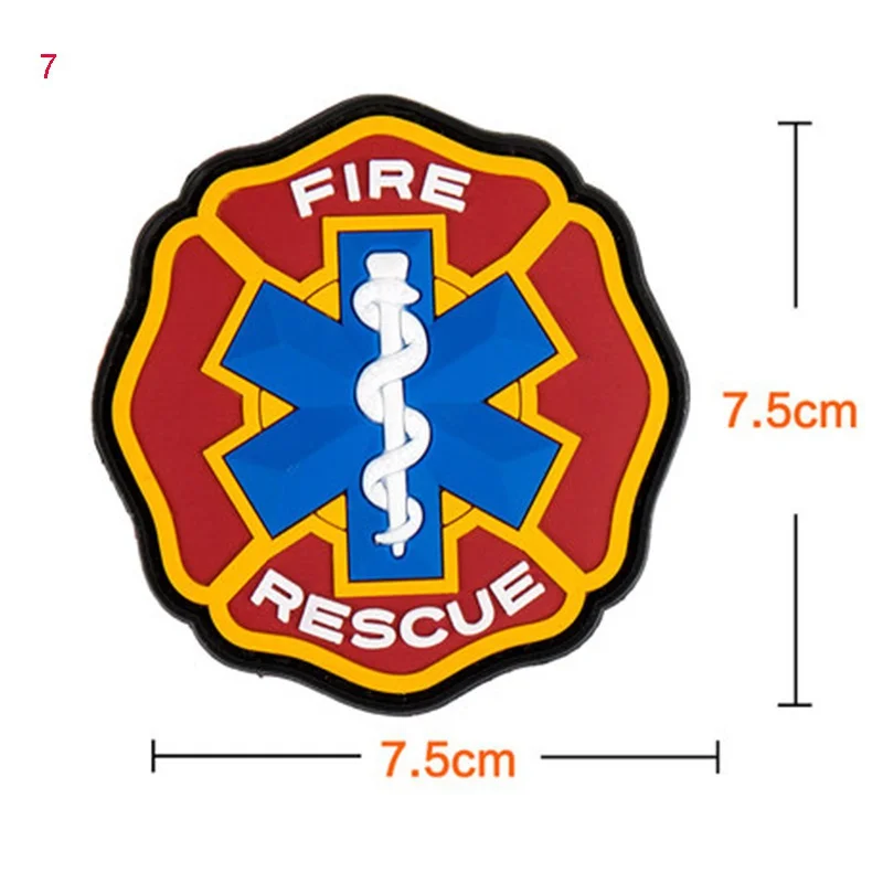 20Styles PVC Medical Patch First Aid Medic Paramedic STAR EMT Tactical EMS  Badge Multicam Patches for Clothing - AliExpress