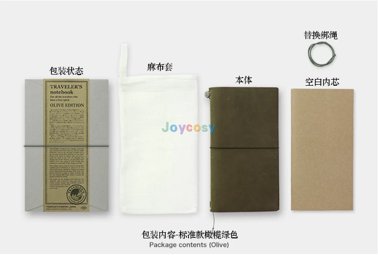 MIDORI TRAVELER'S Notebook TN Journal Passport Size/ Standard Size