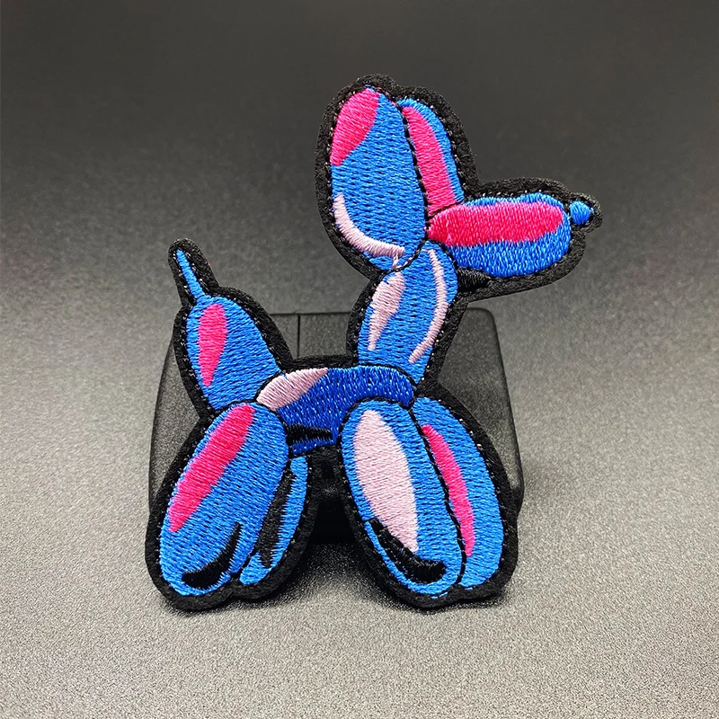 

Balloon Dog patches Cartoon DIY Badge Embroidery Patch Applique Clothes Ironing Clothing Sewing Supplies Decorative Badges