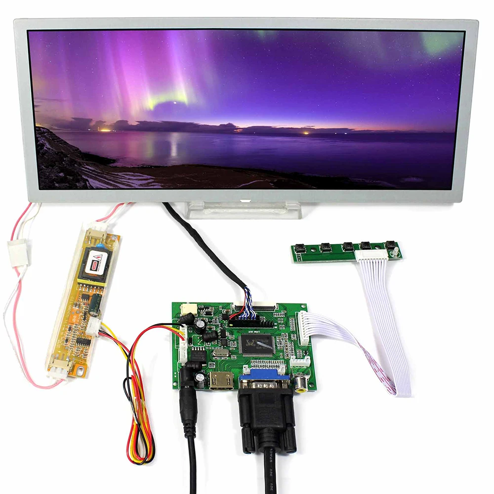 ЖК-экран Latumab 12 3 дюйма LQ123K1LG03 1280 × 480 с/без управление доской драйвера для Raspberry Pi |