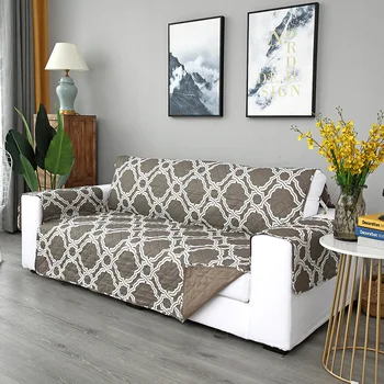 

New Stretch Quilted Sofa Covers For Dogs Pets Kids Anti-Slip Couch Seater Protector 1/2/3 Recliner Furniture Slipcovers Armchair