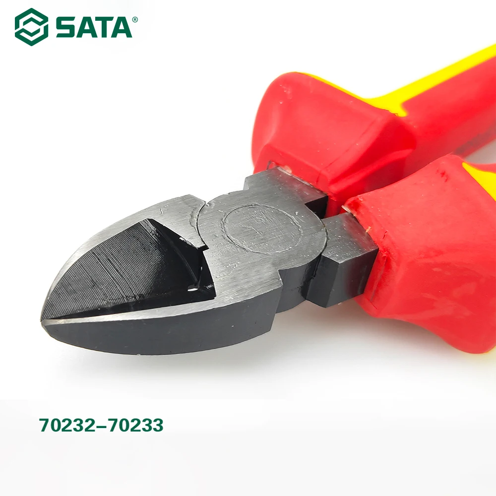 SATA VDE Изолированные Электрические плоскогубцы устойчивые к давлению
