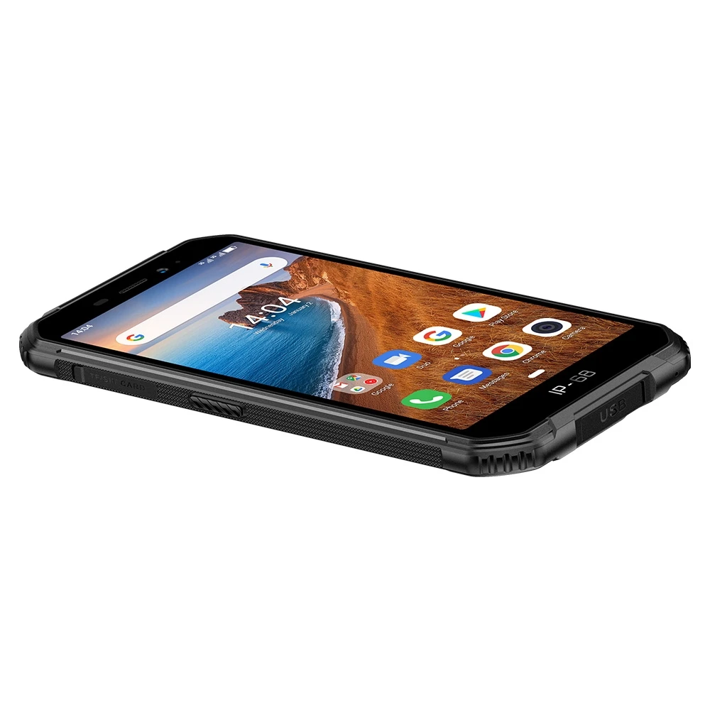 Ulefone Armor X6 IP68 прочный водонепроницаемый мобильный телефон " Android 9,0 MTK6580A/W четырехъядерный 2 ГБ+ 16 Гб Face ID 4000 мАч 3g смартфон