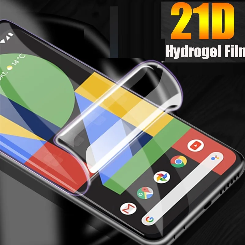 Гидрогелевая пленка высокой четкости для Google Pixel 6 5 XL 4a 5G 3a 3 Lite 2 защита экрана не