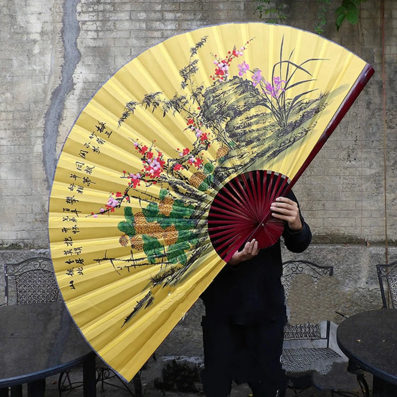 中国大装飾ファンレトロ壁布ギフトファン手作りリビングルームファン90 160センチメートルホーム装飾扇子 装飾ファン Aliexpress