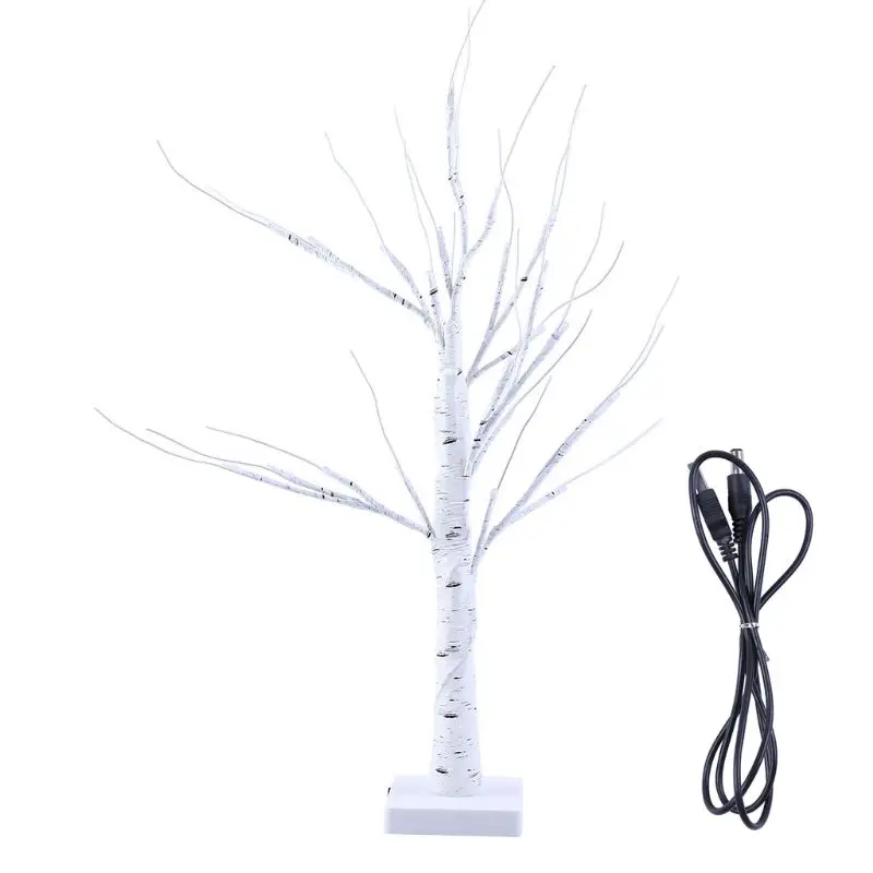

Simulation Birch Tree Desk Lamp Twig Warm Light Table Lantern Home Store Decor High Quality and Brand New