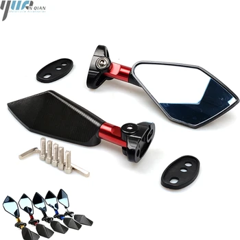 

Motorcycle Accessories CNC Side Mirrors Moto Rearview Mirrors Universal For SUZUKI SV650 ABS GSX 250R GSXR 125 GSR750 GSX HONDA