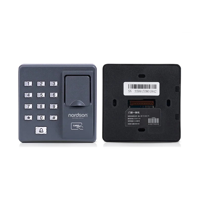 Nordson Original Door Standalone RFID Biometric Fingerprint Access Control Device Connect Electric Lock/Exit Button/Doorbell
