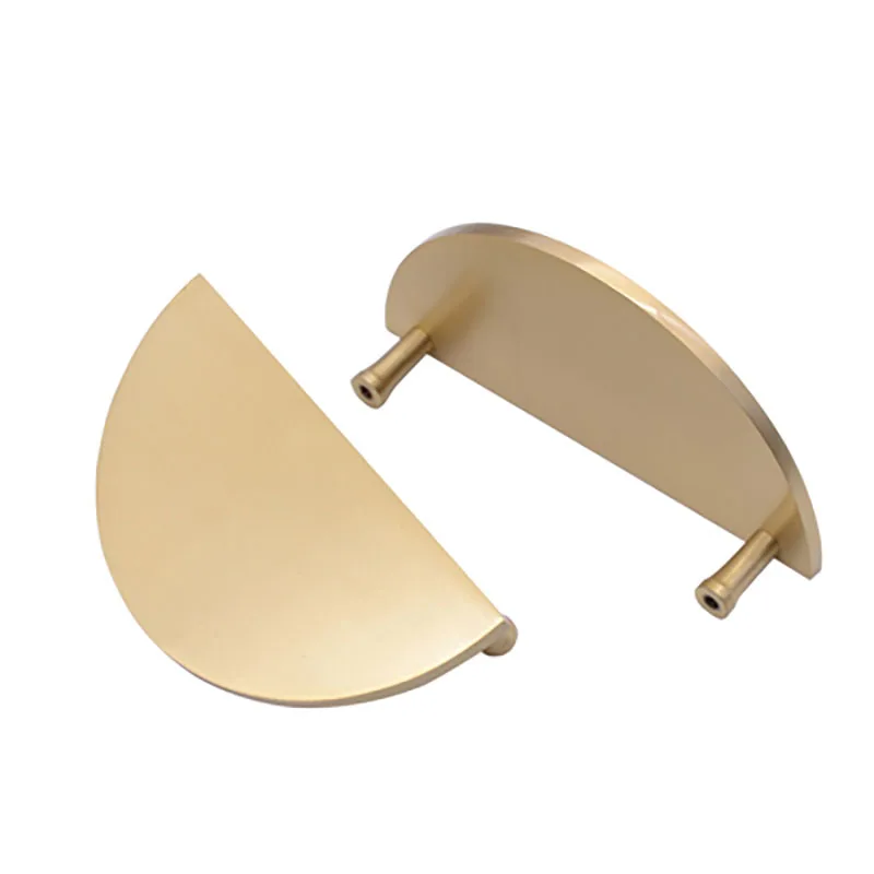 Peça 7.8 20cm Armário Redondo Alças de Bronze Semi-círculo Móveis Botões Guarda-roupa Puxar Cômoda Lidar com Barra de Porta Ferragem 1