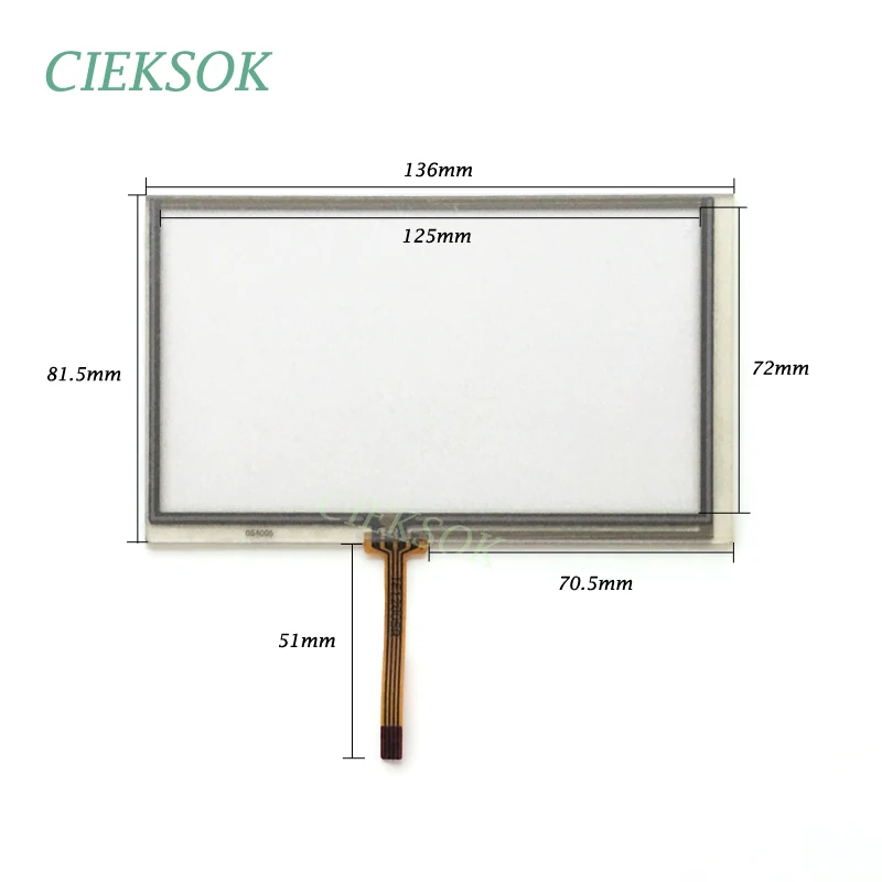 5.4 inch touch 054005 136x81.5mm 1