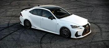 

For Lexus 2017 On IS350/300h/300 ATS Style Carbon Fiber Side Skirt Extension (GSE/AVE/ASE 3#) Fibre Door Step Splitter Set