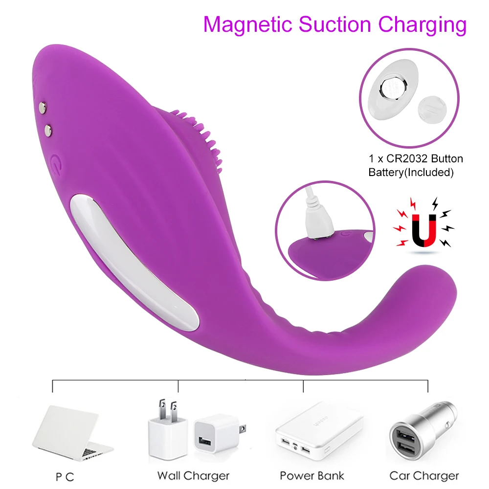 Wireless Remote Control Panty Vibrator Invisible Clitoris Stimulator_voghion.com