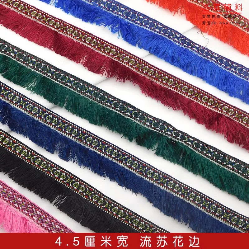 Cinta de encaje con borlas de 1 metro, accesorios para cortina, sofá