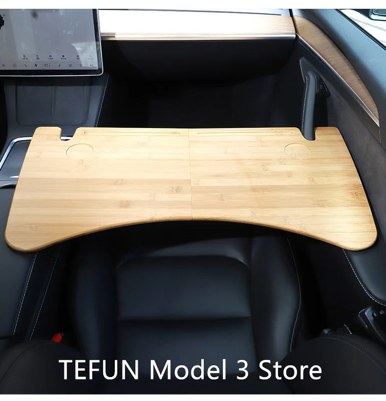 TPARTS, Pour Tesla modèle 3/Y volant support d'ordinateur bureau voiture  Table plateau pour tablette ou ordinateur portable voiture voyage Table  alimentaire - Historique des prix et avis