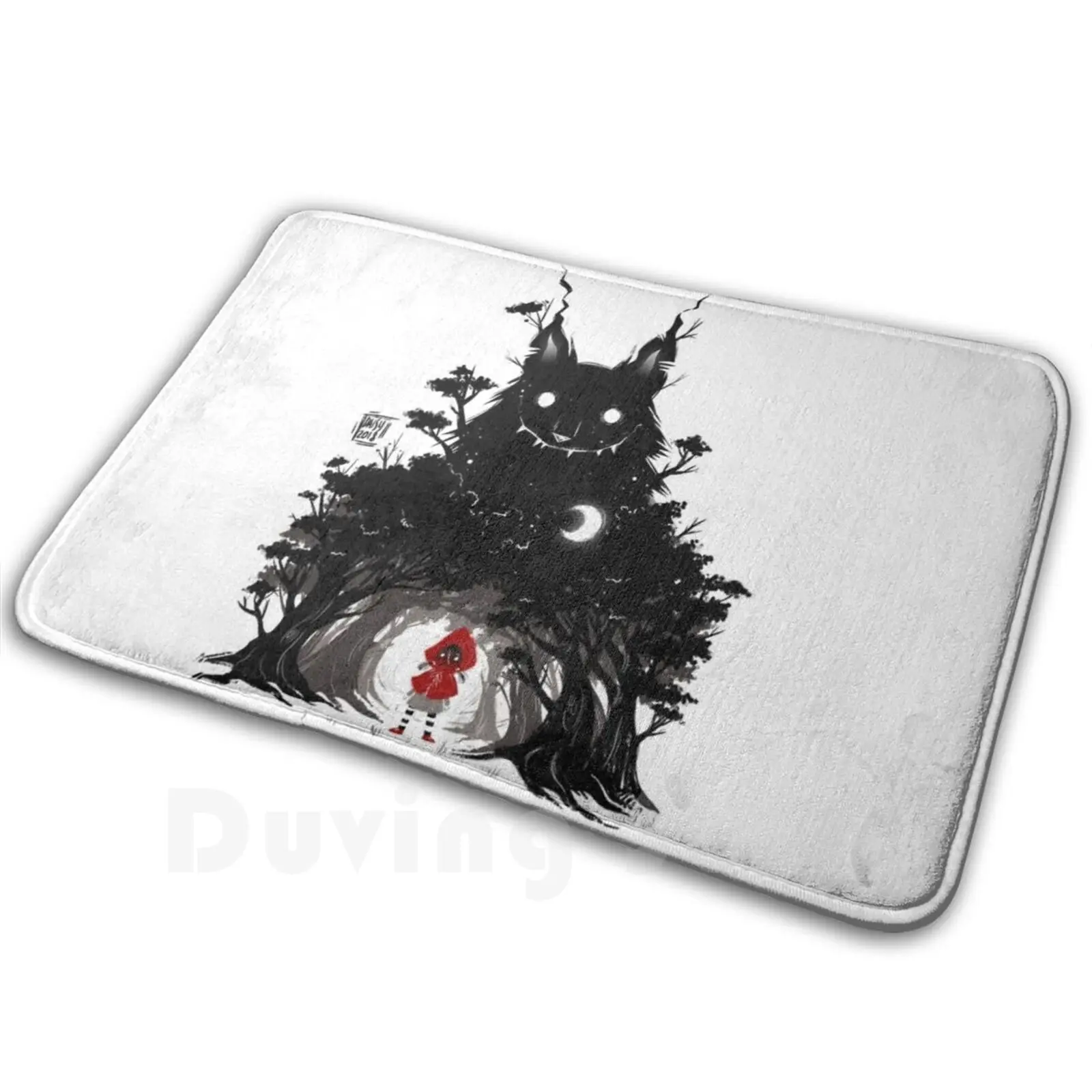 Cappuccio Rosso Raccecciante Tappeto Tappeto Tappeto Cuscino Morbido Piccolo Rosso Piccolo Cappuccio Rosso Cappuccio Rosso Bonnet Etto Rosso Racceccia