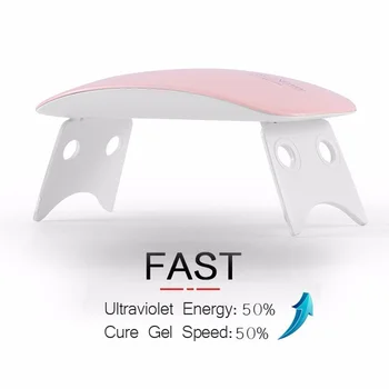 

Sunmini Lamp uv Nail Dryer Machine UV LED Lamp Portable USB Cable Home Use Nail UV Gel Varnish Dryer 6 LEDS Lamp Nail Art Tools